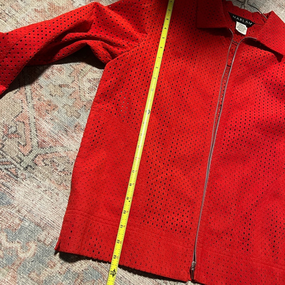 Red Suede Jacket - Picture 4 of 5